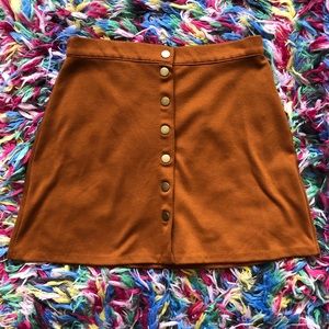 Forever 21 Women’s Button-down Miniskirt